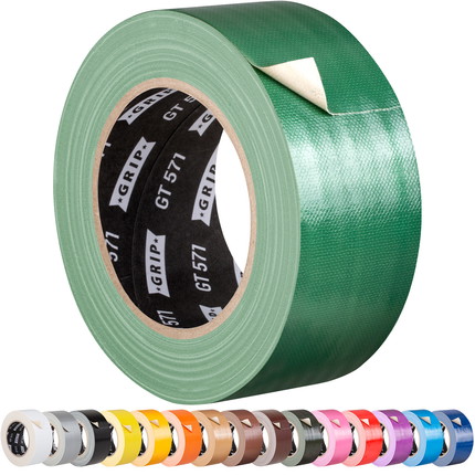 Adhesive cloth tape coloured Grip Tape GT 571 - green