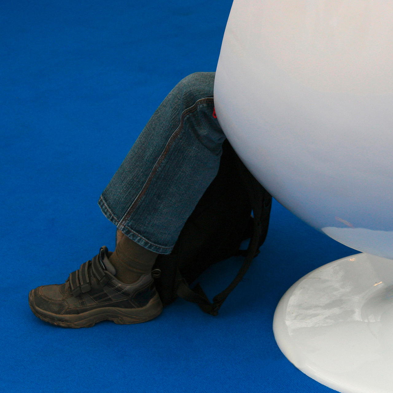 Nadelfilz Velours B1 - hellgrau