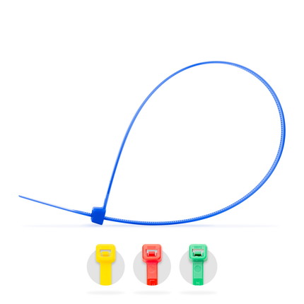 Coloured cable ties 4.8 x 300 mm - blue