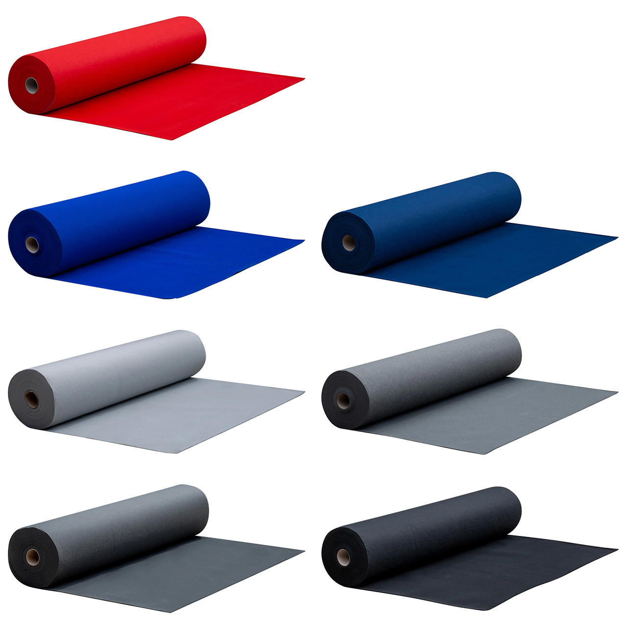 Nadelfilz Velours B1 - hellgrau