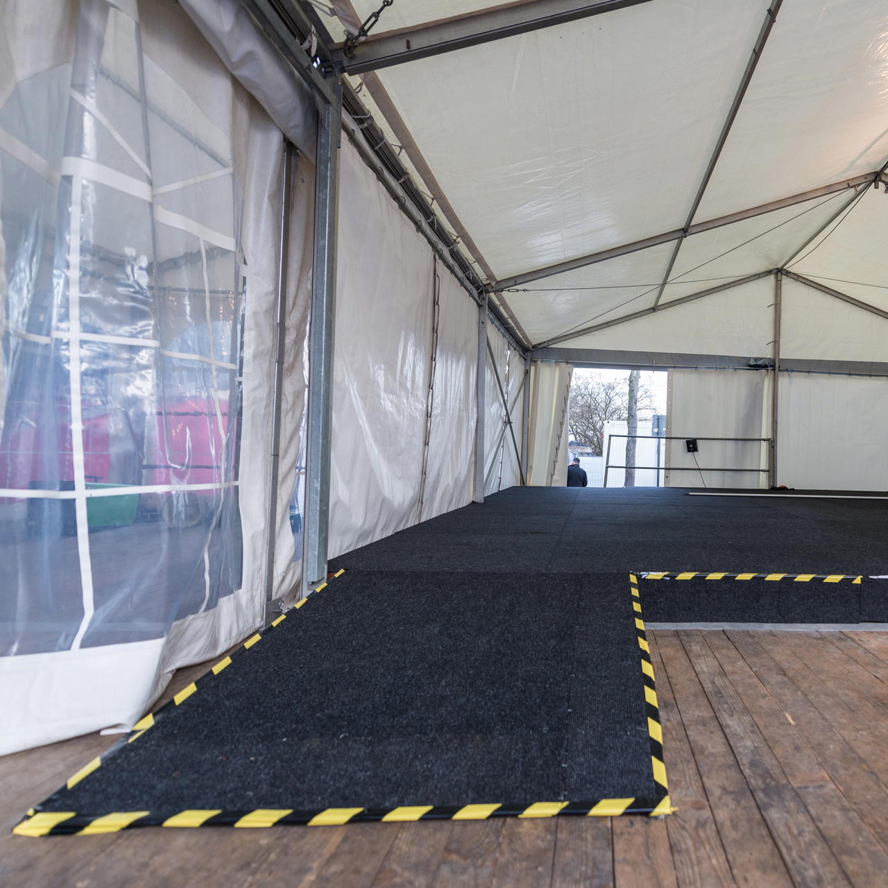 Caution tape GT 571 - black-yellow