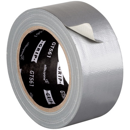 Adhesive cloth tape GT 561 - 25 m single roll - silver