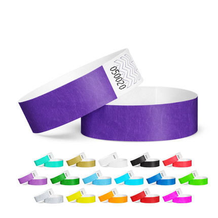 Kontrollbänder Tyvek - lila Tyvek Bänder unbedruckt - 19 mm breit, lila - lila