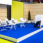 exhibition carpet on rolls - blue Rips trade show carpet on rolls, 2 metres wide - blue