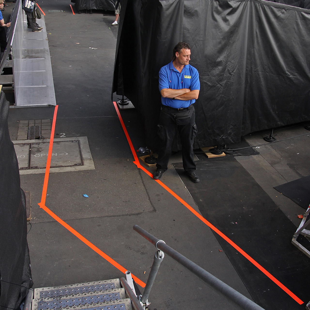 Adhesive cloth tape NEON GT 571 - neon orange