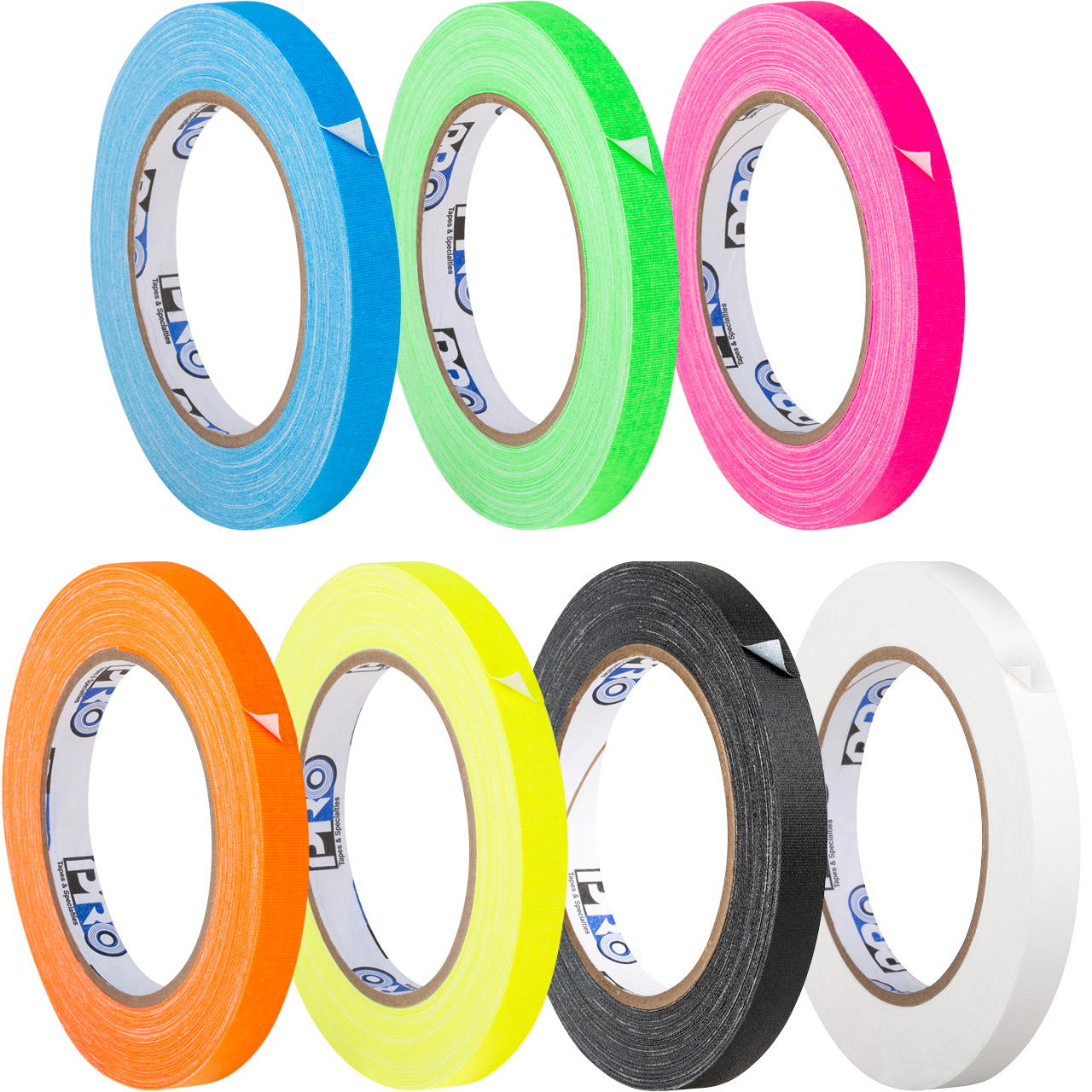 Pro Gaff Tape - 12 mm - neongrün