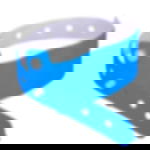 plastic admission wristbands - neon blue Unprinted vinyl tape - neon blue