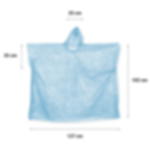disposable raincape - blue Disposable raincape GRIP – pack of 10 - blue