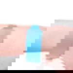 plastic admission wristbands - light blue Unprinted vinyl tape - light blue