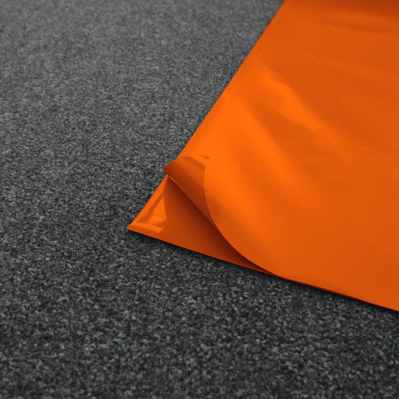 Lackfolie 30 m x 130 cm Rollenware orange - orange