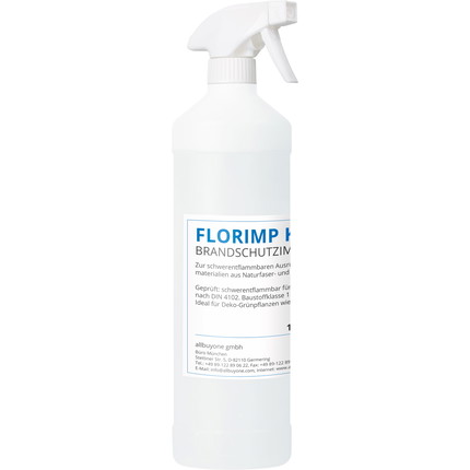Fire protection spray Florimp K Verde 1 litre