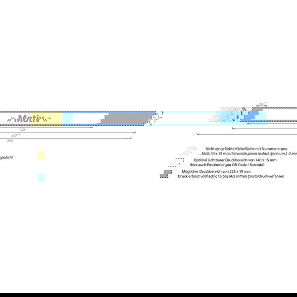 Printed tyvek wristbands (4-colour) with QR code
