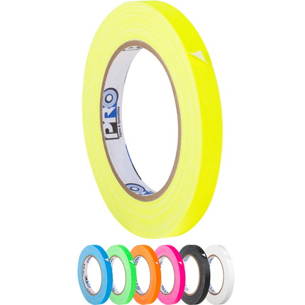 Pro Gaff Tape - 12 mm - neongelb