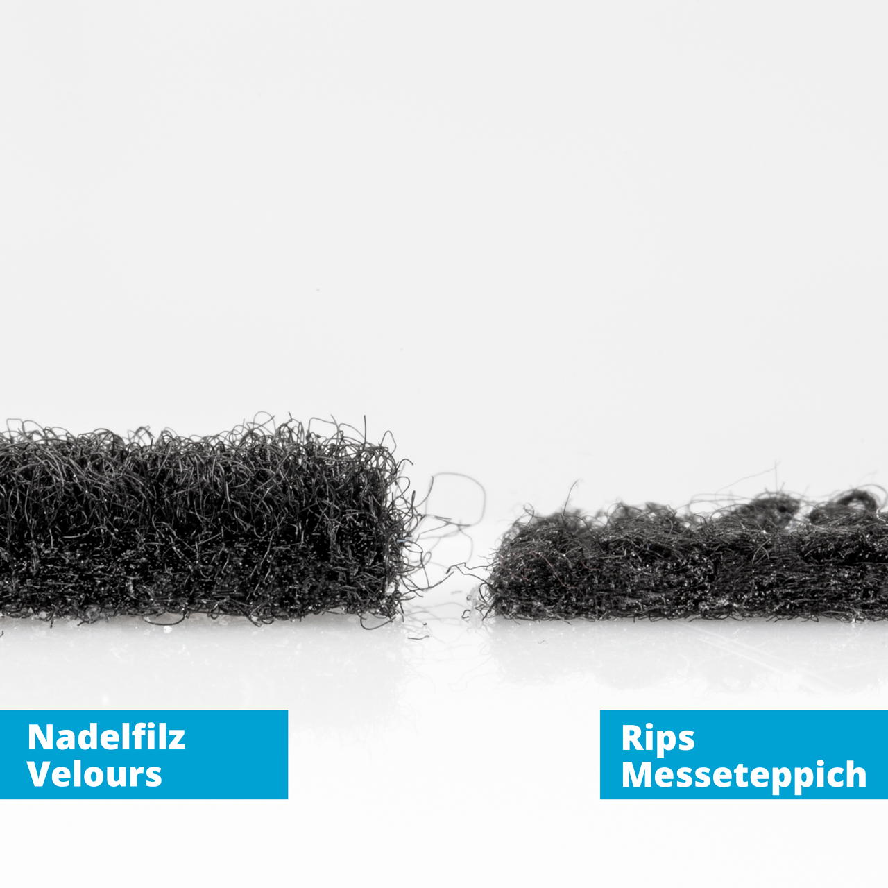 Needle felt velour B1 - black