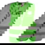 Signalweste mit Aufdruck - 2-seitig Signalweste - bedruckbar - 2-seitig - 2-farbig - grün