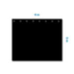 molton curtain - 6 m x 5 m Molton curtains in standard sizes - 6 m x 5 m