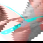 vinyl admission wristbands - turquoise Printed vinyl admission wristbands (1c) - turquoise