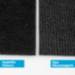 needle felt - black Needle felt velour B1 - black