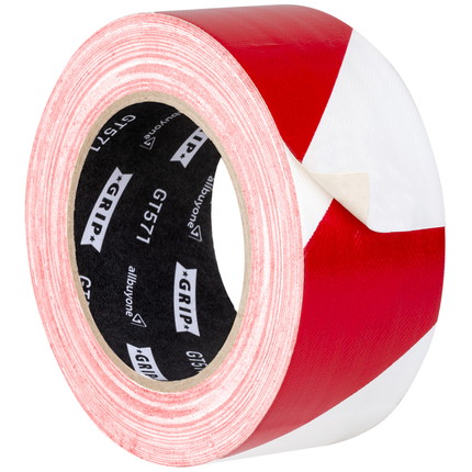 Warnband rot weiß GT 571– 25 m - rot-weiß