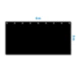 molton curtain - 6 m x 3 m Molton curtains in standard sizes - 6 m x 3 m