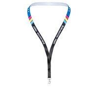 custom lanyards | 15 mm - Carabiner Standard - without security seal - without clip