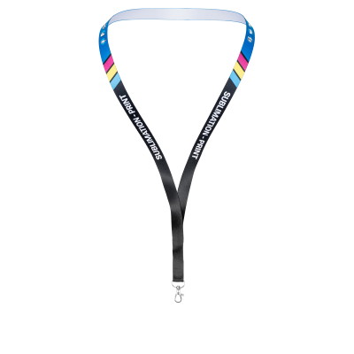 custom lanyards | 15 mm - Carabiner Standard - without security seal - without clip