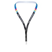 Lanyards bedruckt 1-seitig Lanyards bedruckt 1-seitig - 15 mm - Karabiner Standard - ohne Sicherheitsverschluss - ohne Clip
