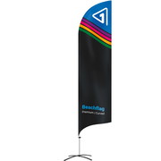 Beachflag Premium Curved - M