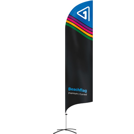 Beachflag Premium Curved - XL
