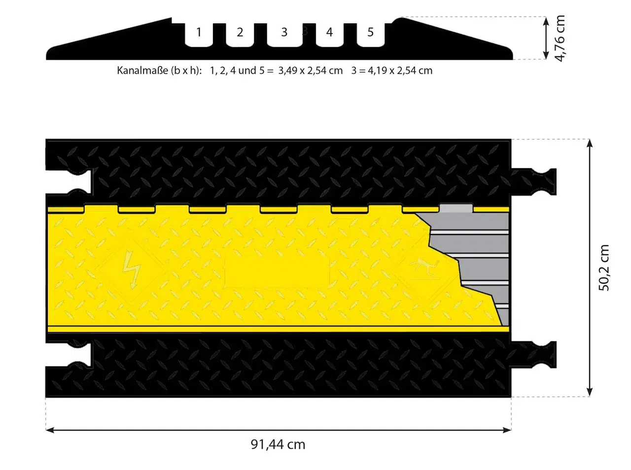 Yellow Jacket Kabelbrücke