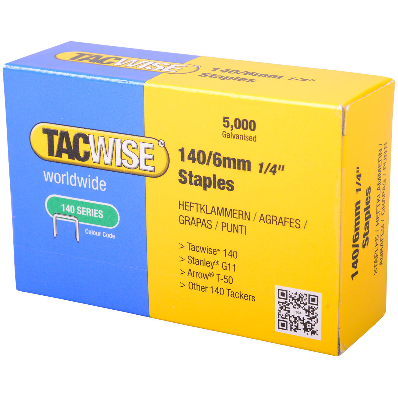 Tackerklammern Tacwise 140  - 6 mm