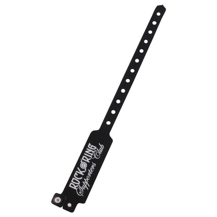 Printed vinyl admission wristbands (1c) - black