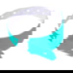plastic admission wristbands - turquoise Unprinted vinyl tape - turquoise