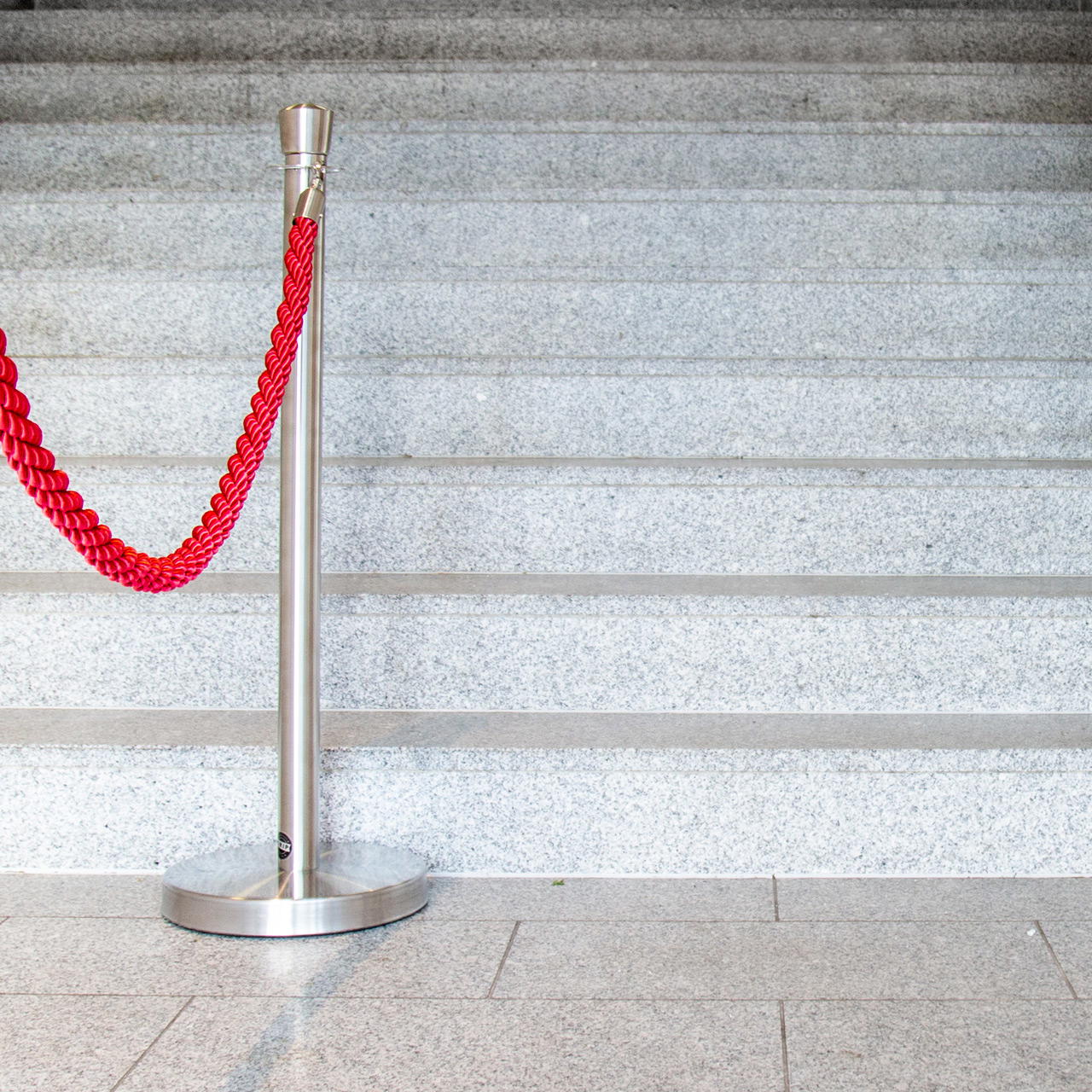 Absperrkordel GRIP - rot-gold