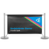 Banner für Kordelständer GRIP (Frontlit B1 opak)