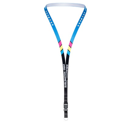 Lanyards bedruckt 1-seitig - 10 mm - Ring - ohne Sicherheitsverschluss - mit Clip