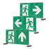 Preview: Emergency exit banners with directional arrows