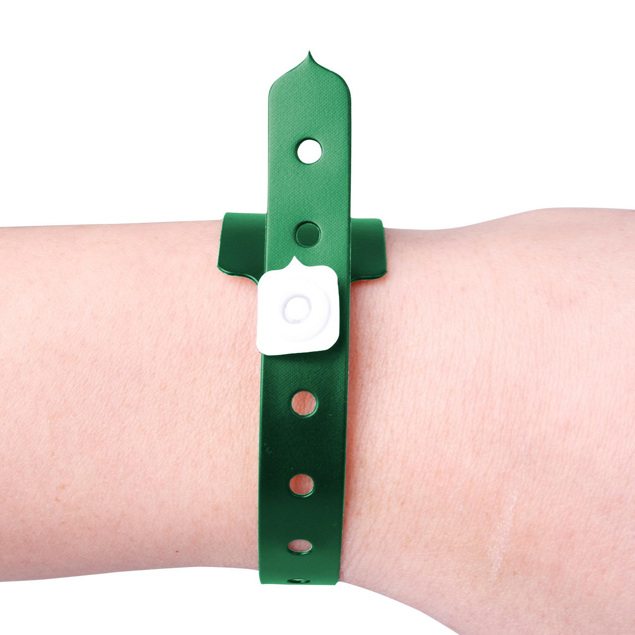 Unprinted vinyl tape - metallic green