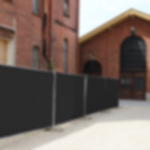 Bauzaun Sichtschutznetz - schwarz Bauzaun Sichtschutznetz UV-stabilisiert, 3,45 x 1,80 m - schwarz