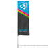 Preview: Construction fence flags individually printed