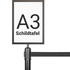 Preview: Signboard for barrier stands GRIP