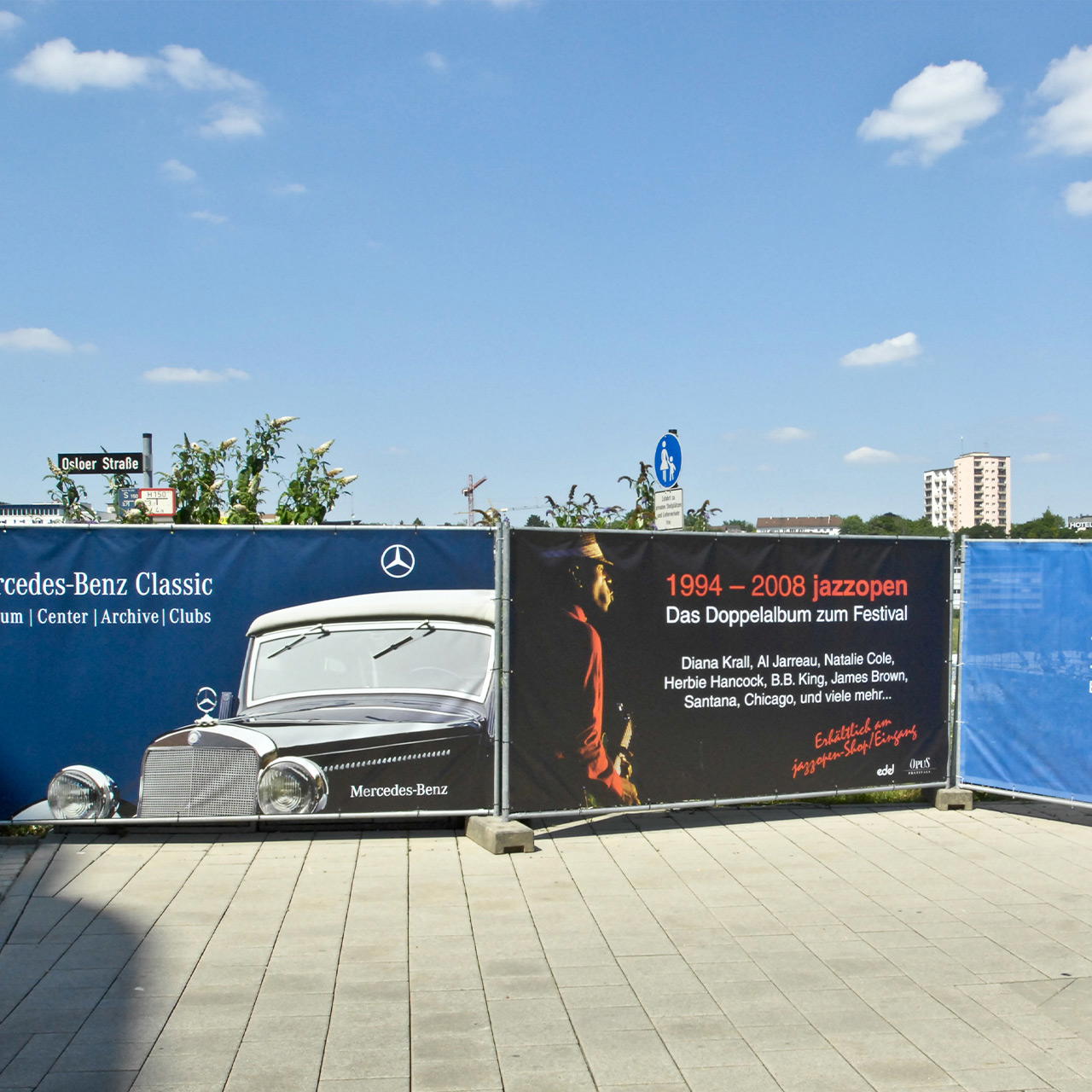 Advertising fence banner B1 (tarpaulin) 