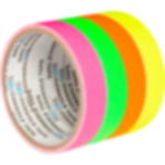 uv active adhesive tape - 18 mm x 4.5 m Artist Tape Set – UV-active adhesive tape in 4 neon colours - 18 mm x 4.5 m