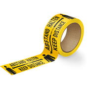 Barrier tape "Keep your distance" - 100 m