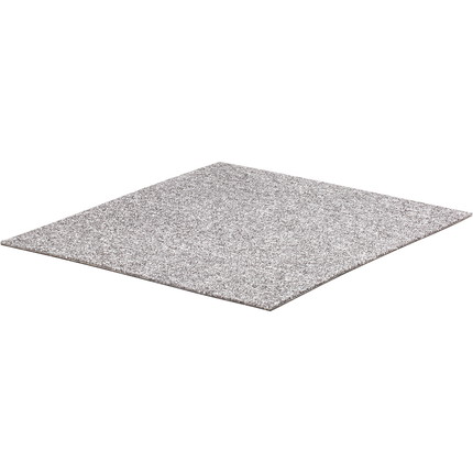 Teppichfliesen Schlinge 50 x 50 cm, B1 - grau meliert