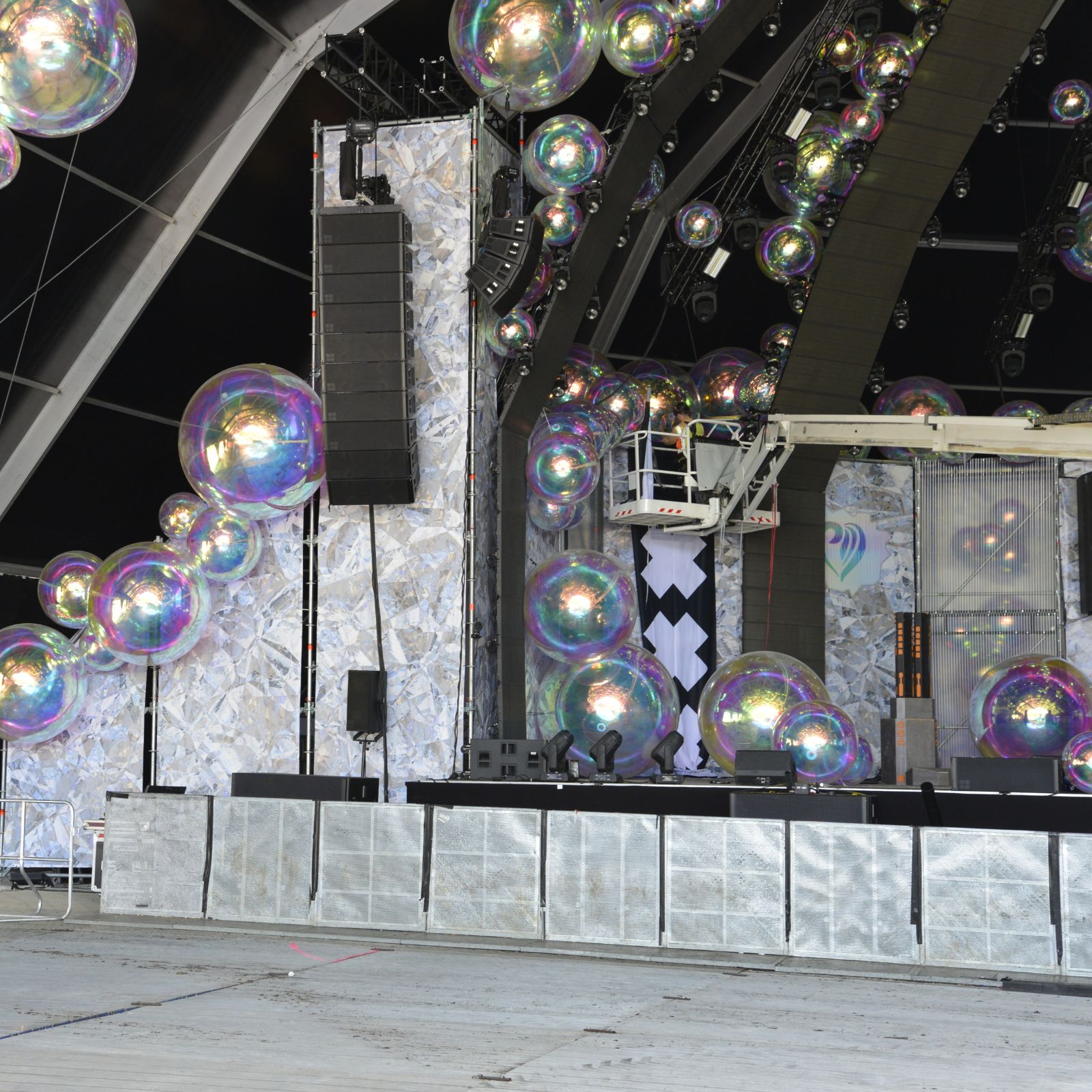 Gigs, stage barricade standard - Standard - silver