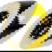 GT 571 fabric warning tape Caution tape GT 571 - black-yellow