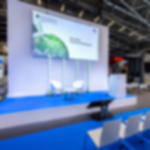 exhibition carpet on rolls - blue Rips trade show carpet on rolls, 2 metres wide - blue