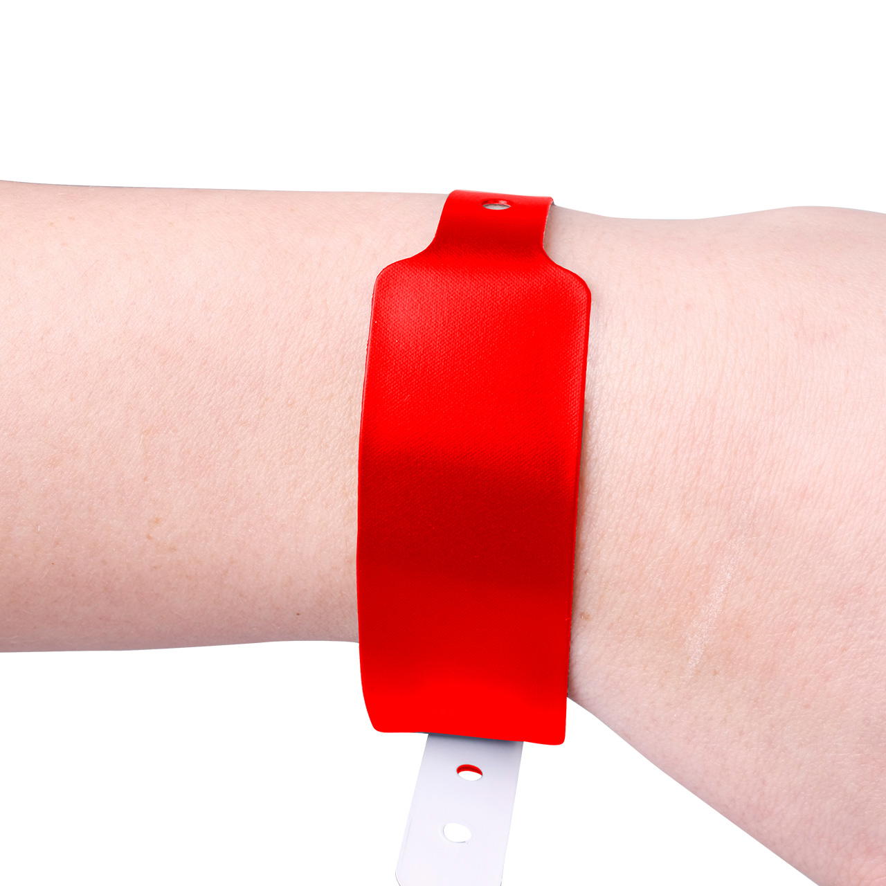 Unprinted vinyl tape - red