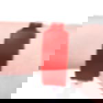 plastic admission wristbands - red Unprinted vinyl tape - red